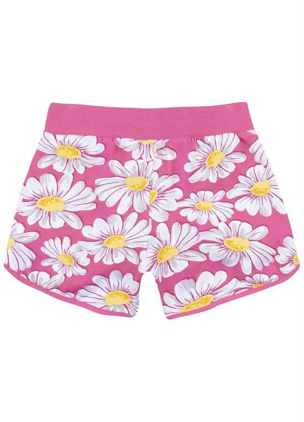 Lilica Ripilica - Short Floral Infantil MeninaRosa 2
