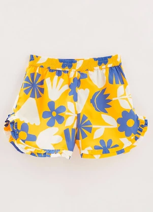 Fábula - Short Florejo Amarelo - FÁBULA