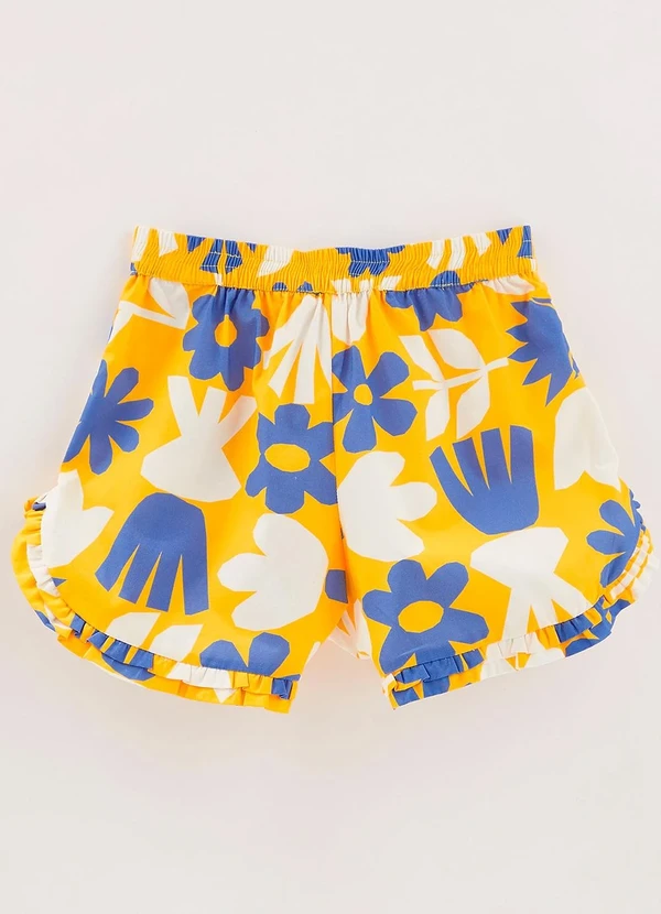 Fábula - Short Florejo Amarelo 2