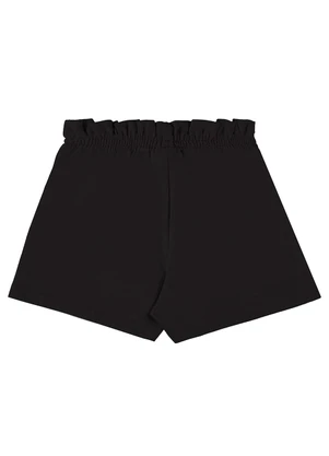 Bee Loop - Short Infantil em Moletom Preto - BEE LOOP