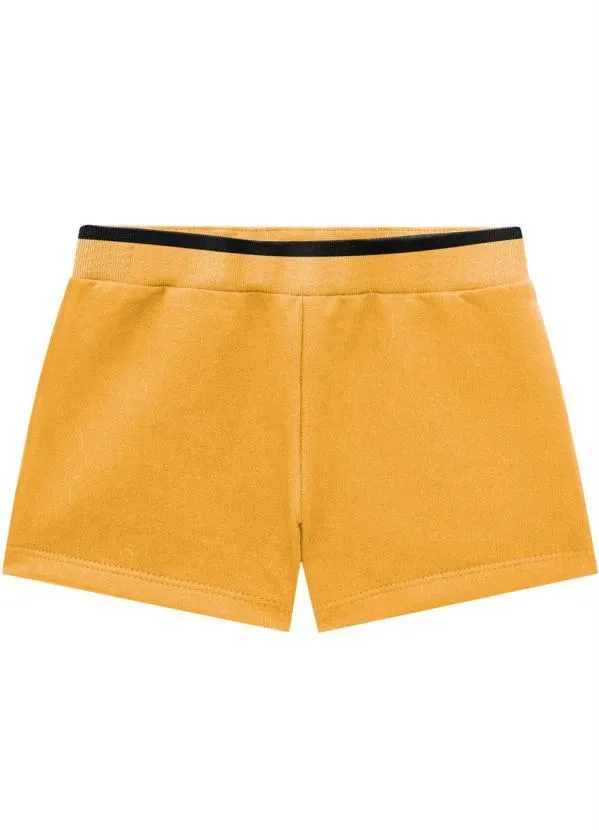 Milon - Short Infantil MeninaAmarelo