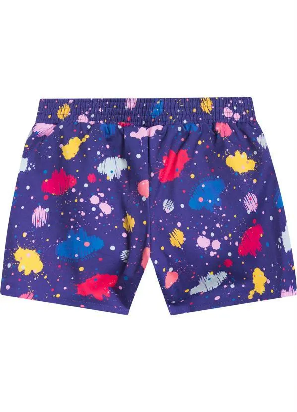 Lilica Ripilica - Short Infantil MeninaAzul 2