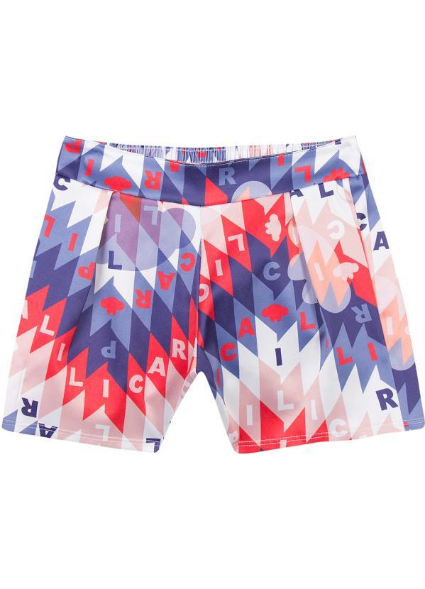 Lilica Ripilica - Short Infantil MeninaAzul 1