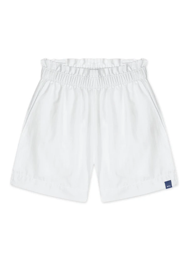 Marisol - Short Infantil Feminino Branco