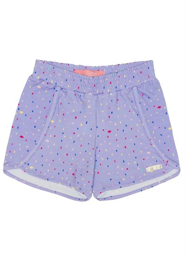 Lilica Ripilica - Short Infantil MeninaLilás