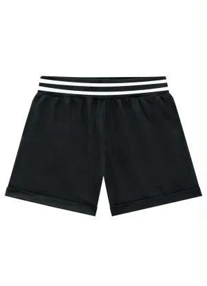 Kyly - Short Infantil MeninaPreto - KYLY