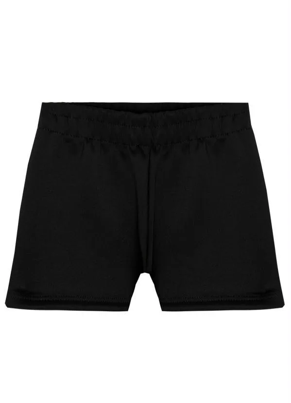 Milon - Short Infantil MeninaPreto