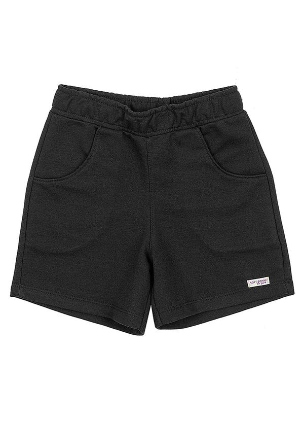 Soft Bonni - Short Infantil Feminino Preto
