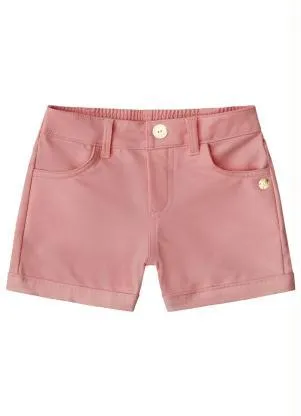 Milon - Short Infantil MeninaRosa - MILON