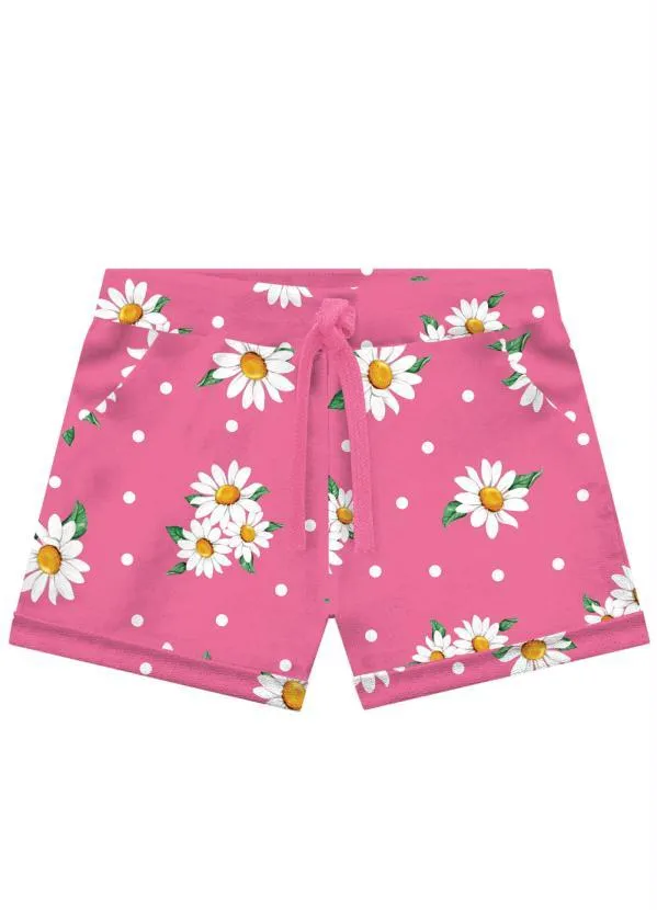 Kyly - Short Infantil MeninaRosa
