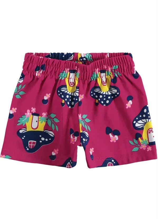 Kyly - Short Infantil MeninaRosa