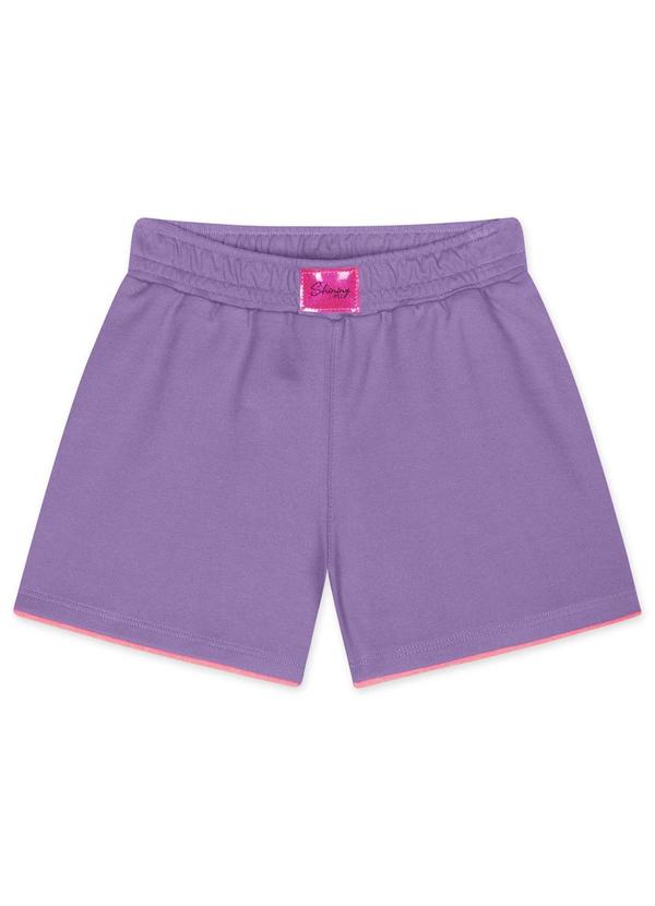 Marisol - Short Infantil Feminino Roxo