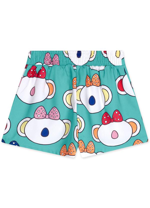 Lilica Ripilica - Short Infantil Menina Verde 2