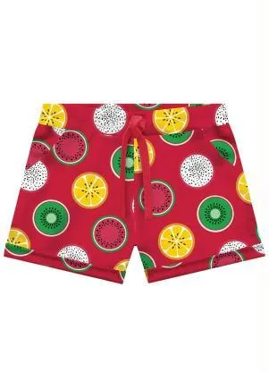Kyly - Short Infantil MeninaVermelho - KYLY