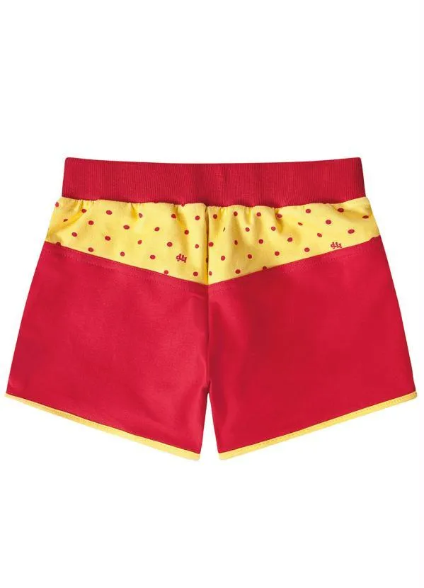 Lilica Ripilica - Short Infantil MeninaVermelho 2