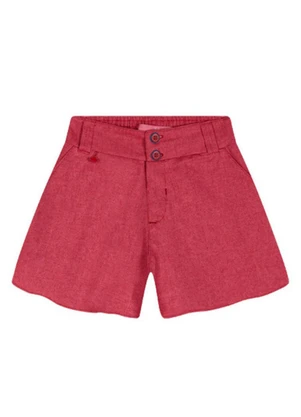Lilica Ripilica - Short Infantil Feminino Vermelho - LILICA RIPILICA