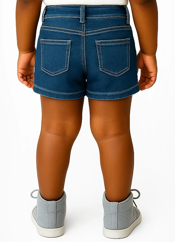 Select - Short Infantil Jeans com Bolsos Azul 2