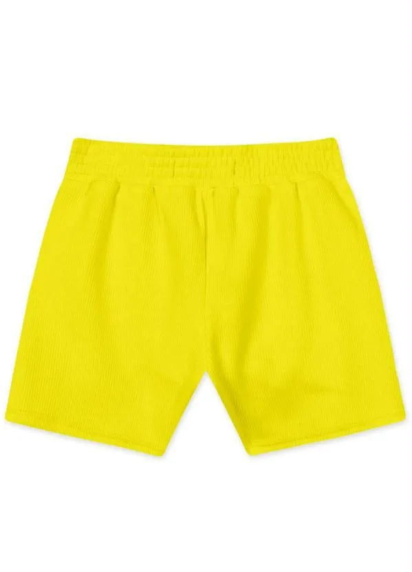 Lilica Ripilica - Short Infantil Menina Amarelo 2