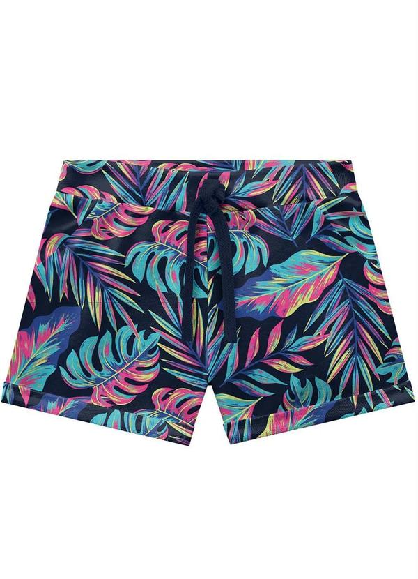 Kyly - Short Infantil Menina Azul 1