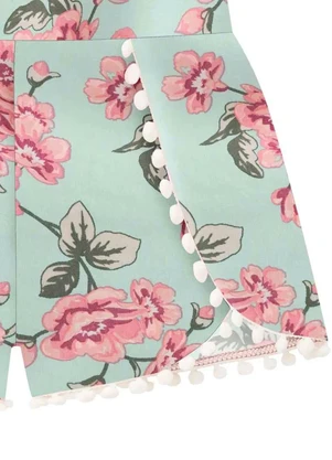 Milon - Short Infantil Menina Azul - MILON