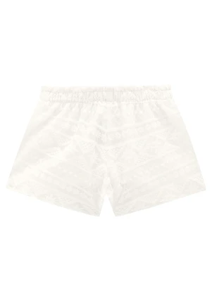 Milon - Short Infantil Menina Básico Off White - MILON