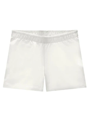Milon - Short Infantil Menina Básico Off White - MILON