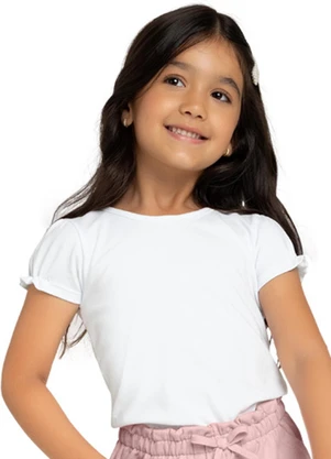 Milon - Short Infantil Menina Básico Rosa - MILON