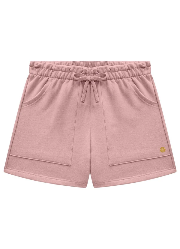 Milon - Short Infantil Menina Básico Rosa 3