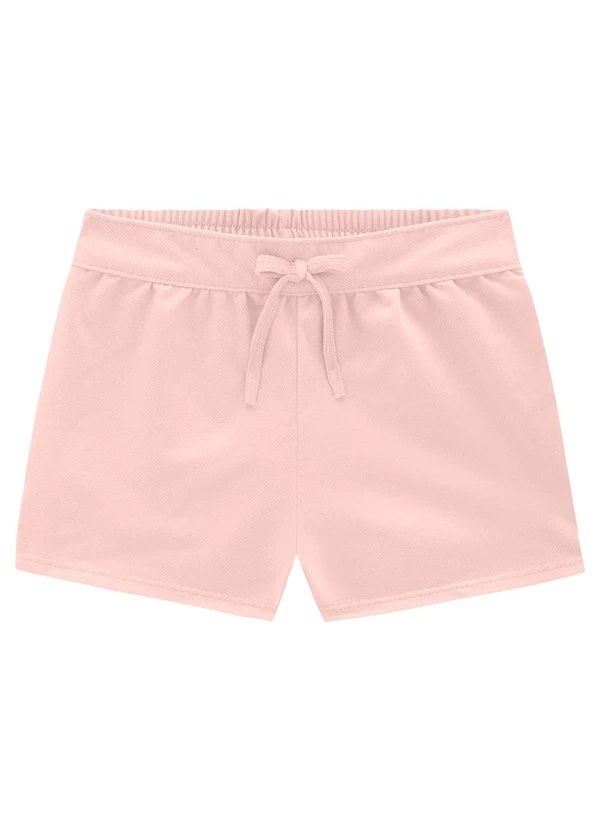 Milon - Short Infantil Menina Básico Rosa