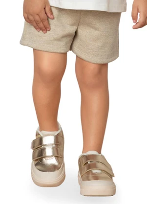 Short Infantil Menina com Lurex Milon (Cinza) - MILON