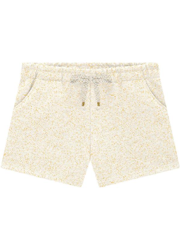 Milon - Short Infantil Menina com Lurex Milon Cinza 3