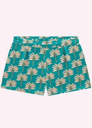 Short Infantil Menina em Algodão Milon (Verde) - MILON