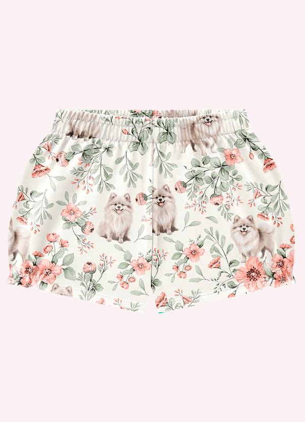 Milon - Short Infantil Menina em Cotton Milon Off White 3