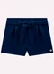 Milon - Short Infantil Menina em Moletinho Marinho - variação: Marinho