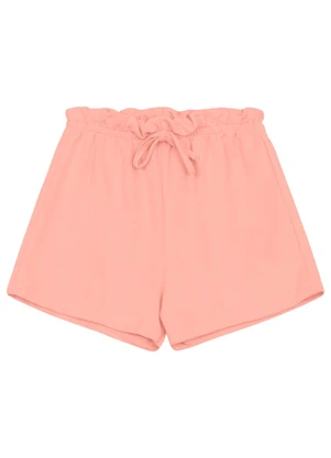 Short Infantil Menina em Moletom Bee Loop Rosa - BEE LOOP