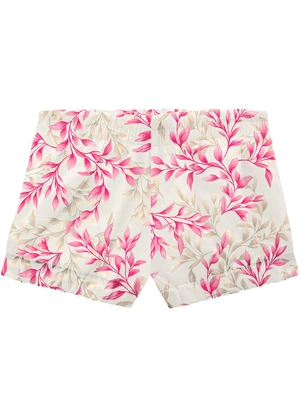 Milon - Short Infantil Menina Folhagem Rosa - MILON