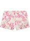 Milon - Short Infantil Menina Folhagem Verde - variação: Rosa