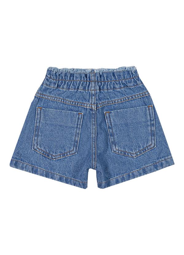 Colorittá - Short Infantil Menina Jeans Colorittá Azul 2