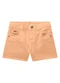 Milon - Short Infantil Menina Jeans Laranja - variação: Laranja