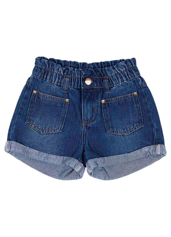 Milon - Short Infantil Menina Jeans