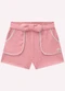 Milon - Short Infantil Menina Laço Verde - variação: Rosa