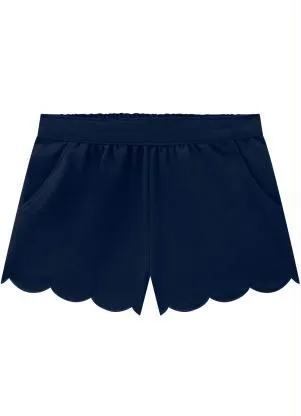 Milon - Short Infantil Menina Marinho - MILON