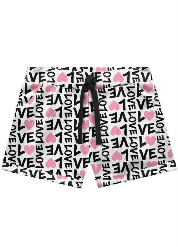 Kyly - Short Infantil Menina Mescla