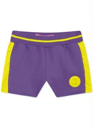 Lilica Ripilica - Short Infantil Menina Neon Roxo - LILICA RIPILICA