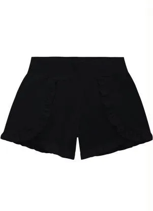 Milon - Short Infantil Menina Preto - MILON
