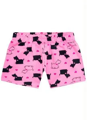 Kyly - Short Infantil Menina Rosa - KYLY