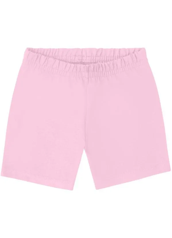 Kyly - Short Infantil Menina Rosa