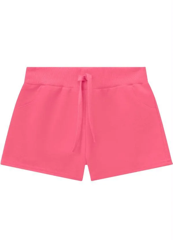Kyly - Short Infantil Menina Rosa