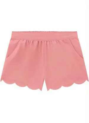 Milon - Short Infantil Menina Rosa - MILON