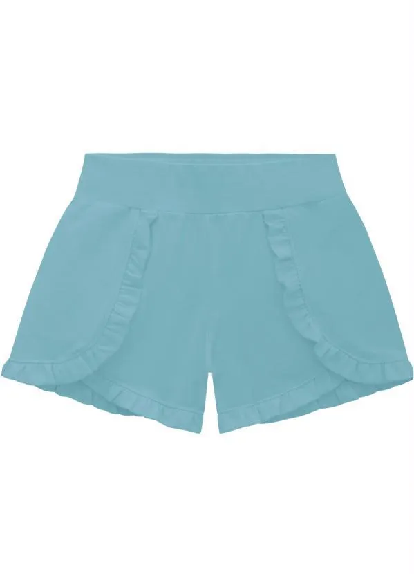 Milon - Short Infantil Menina Verde